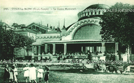 Cartes postales anciennes > CARTES POSTALES > carte postale ancienne > cartes-postales-ancienne.com Haute savoie  Evian Les Bains