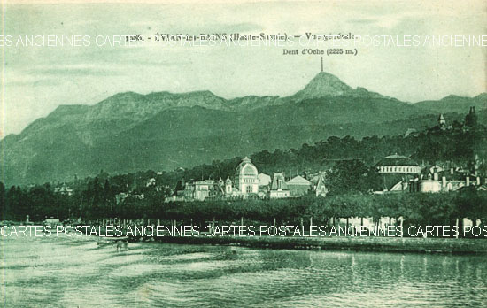 Cartes postales anciennes > CARTES POSTALES > carte postale ancienne > cartes-postales-ancienne.com Haute savoie  Evian Les Bains