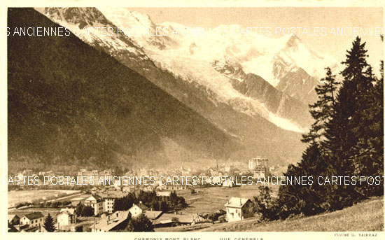 Cartes postales anciennes > CARTES POSTALES > carte postale ancienne > cartes-postales-ancienne.com Haute savoie  Chamonix Mont Blanc