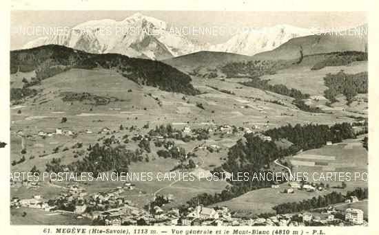 Cartes postales anciennes > CARTES POSTALES > carte postale ancienne > cartes-postales-ancienne.com Haute savoie  Megeve