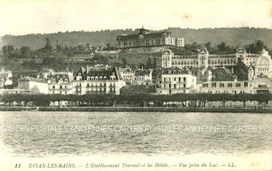 Cartes postales anciennes > CARTES POSTALES > carte postale ancienne > cartes-postales-ancienne.com Haute savoie  Evian Les Bains