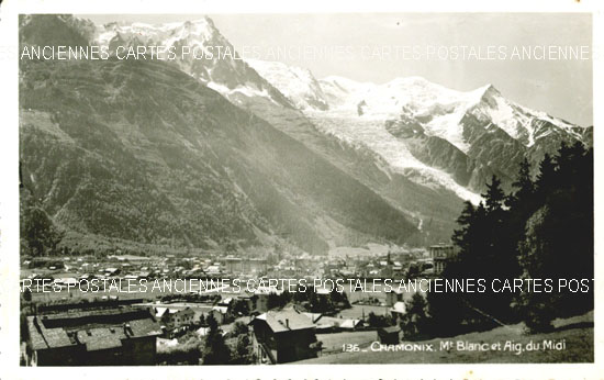 Cartes postales anciennes > CARTES POSTALES > carte postale ancienne > cartes-postales-ancienne.com Haute savoie  Chamonix Mont Blanc