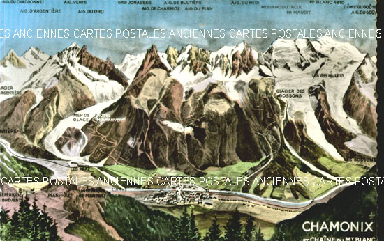 Cartes postales anciennes > CARTES POSTALES > carte postale ancienne > cartes-postales-ancienne.com Haute savoie  Chamonix Mont Blanc