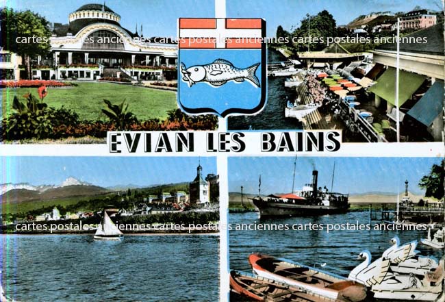 Cartes postales anciennes > CARTES POSTALES > carte postale ancienne > cartes-postales-ancienne.com Auvergne rhone alpes Haute savoie Evian Les Bains