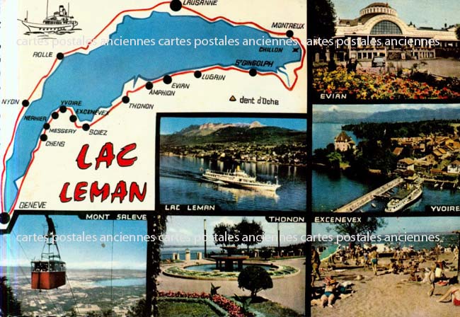 Cartes postales anciennes > CARTES POSTALES > carte postale ancienne > cartes-postales-ancienne.com Haute savoie  Excenevex