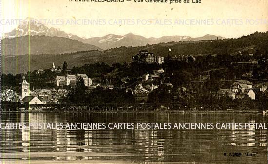Cartes postales anciennes > CARTES POSTALES > carte postale ancienne > cartes-postales-ancienne.com Haute savoie  Evian Les Bains
