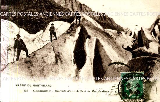 Cartes postales anciennes > CARTES POSTALES > carte postale ancienne > cartes-postales-ancienne.com Auvergne rhone alpes Haute savoie Chamonix Mont Blanc