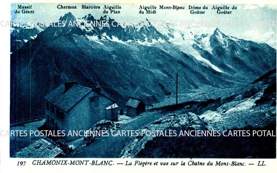 Cartes postales anciennes > CARTES POSTALES > carte postale ancienne > cartes-postales-ancienne.com Haute savoie  Chamonix Mont Blanc