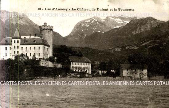 Cartes postales anciennes > CARTES POSTALES > carte postale ancienne > cartes-postales-ancienne.com Haute savoie  Duingt