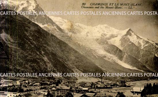 Cartes postales anciennes > CARTES POSTALES > carte postale ancienne > cartes-postales-ancienne.com Haute savoie  Chamonix Mont Blanc
