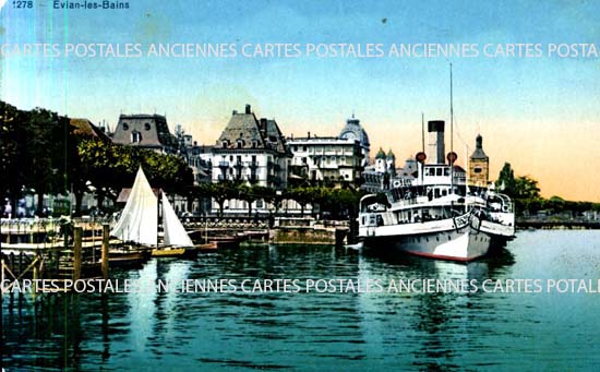 Cartes postales anciennes > CARTES POSTALES > carte postale ancienne > cartes-postales-ancienne.com Haute savoie  Evian Les Bains