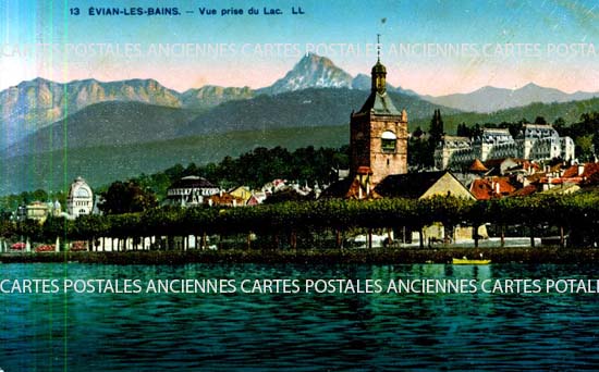 Cartes postales anciennes > CARTES POSTALES > carte postale ancienne > cartes-postales-ancienne.com Haute savoie  Evian Les Bains