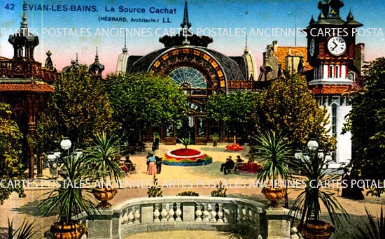 Cartes postales anciennes > CARTES POSTALES > carte postale ancienne > cartes-postales-ancienne.com Haute savoie  Evian Les Bains