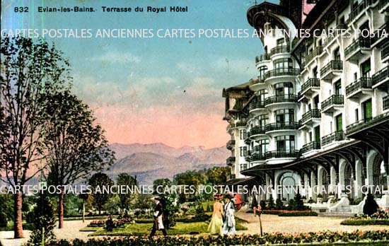 Cartes postales anciennes > CARTES POSTALES > carte postale ancienne > cartes-postales-ancienne.com Haute savoie  Evian Les Bains