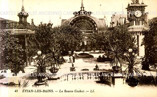 Cartes postales anciennes > CARTES POSTALES > carte postale ancienne > cartes-postales-ancienne.com Haute savoie  Evian Les Bains
