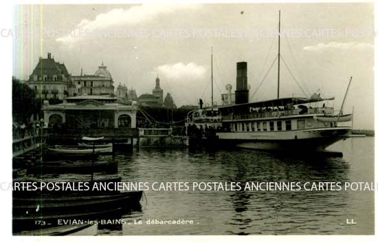Cartes postales anciennes > CARTES POSTALES > carte postale ancienne > cartes-postales-ancienne.com Haute savoie  Evian Les Bains