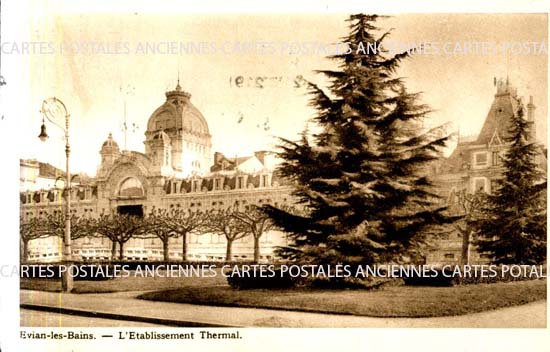 Cartes postales anciennes > CARTES POSTALES > carte postale ancienne > cartes-postales-ancienne.com Haute savoie  Evian Les Bains