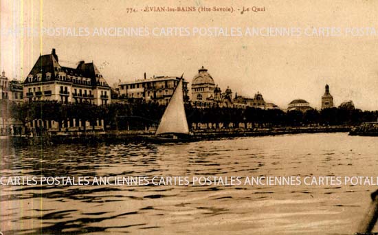 Cartes postales anciennes > CARTES POSTALES > carte postale ancienne > cartes-postales-ancienne.com Haute savoie  Evian Les Bains