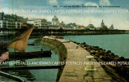 Cartes postales anciennes > CARTES POSTALES > carte postale ancienne > cartes-postales-ancienne.com Haute savoie  Evian Les Bains