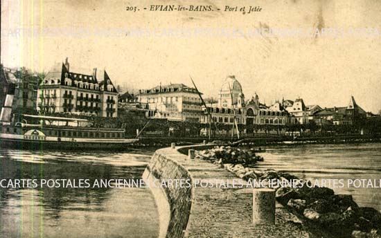 Cartes postales anciennes > CARTES POSTALES > carte postale ancienne > cartes-postales-ancienne.com Haute savoie  Evian Les Bains