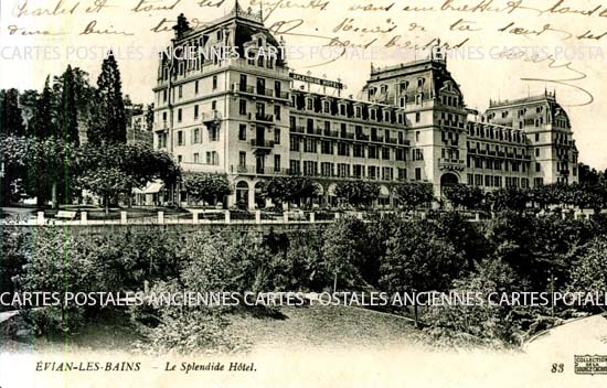 Cartes postales anciennes > CARTES POSTALES > carte postale ancienne > cartes-postales-ancienne.com Haute savoie  Evian Les Bains