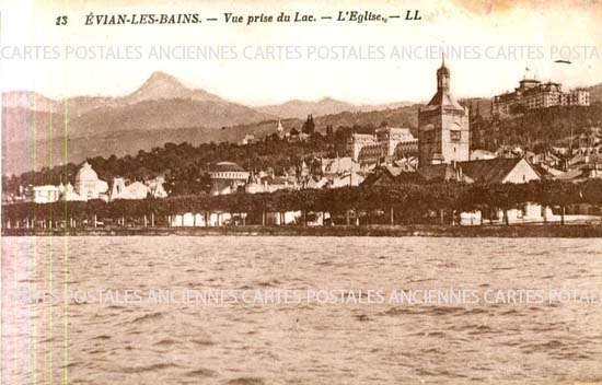 Cartes postales anciennes > CARTES POSTALES > carte postale ancienne > cartes-postales-ancienne.com Haute savoie  Evian Les Bains