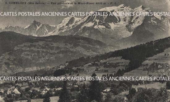 Cartes postales anciennes > CARTES POSTALES > carte postale ancienne > cartes-postales-ancienne.com Haute savoie  Combloux