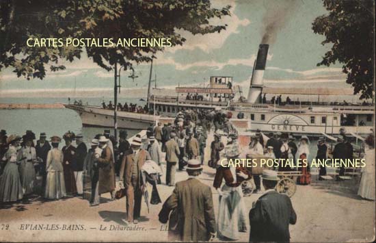 Cartes postales anciennes > CARTES POSTALES > carte postale ancienne > cartes-postales-ancienne.com Haute savoie  Evian Les Bains