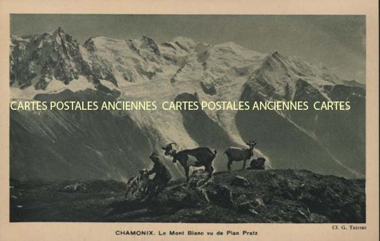 Cartes postales anciennes > CARTES POSTALES > carte postale ancienne > cartes-postales-ancienne.com Haute savoie  Chamonix Mont Blanc