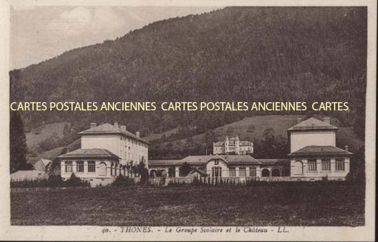 Cartes postales anciennes > CARTES POSTALES > carte postale ancienne > cartes-postales-ancienne.com Auvergne rhone alpes Haute savoie Thones