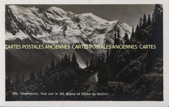 Cartes postales anciennes > CARTES POSTALES > carte postale ancienne > cartes-postales-ancienne.com Haute savoie  Chamonix Mont Blanc