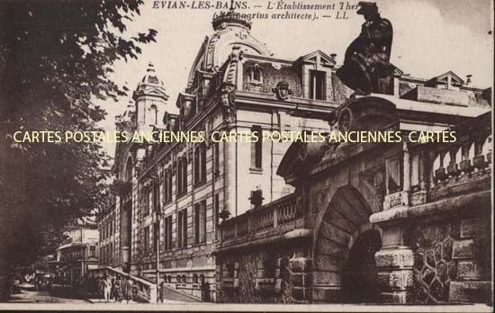 Cartes postales anciennes > CARTES POSTALES > carte postale ancienne > cartes-postales-ancienne.com Haute savoie  Evian Les Bains