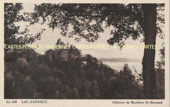 Cartes postales anciennes > CARTES POSTALES > carte postale ancienne > cartes-postales-ancienne.com Haute savoie  Menthon Saint Bernard