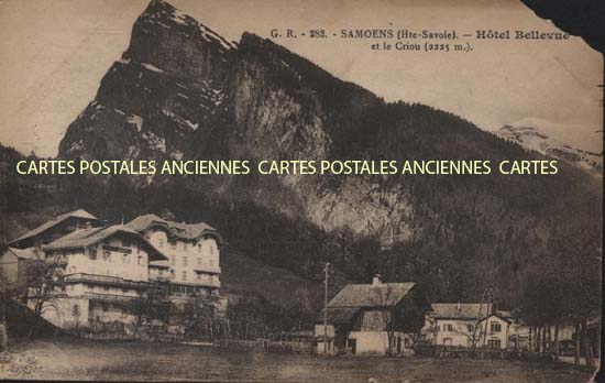 Cartes postales anciennes > CARTES POSTALES > carte postale ancienne > cartes-postales-ancienne.com Auvergne rhone alpes Haute savoie Samoens