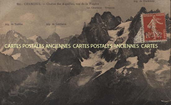 Cartes postales anciennes > CARTES POSTALES > carte postale ancienne > cartes-postales-ancienne.com Haute savoie  Chamonix Mont Blanc