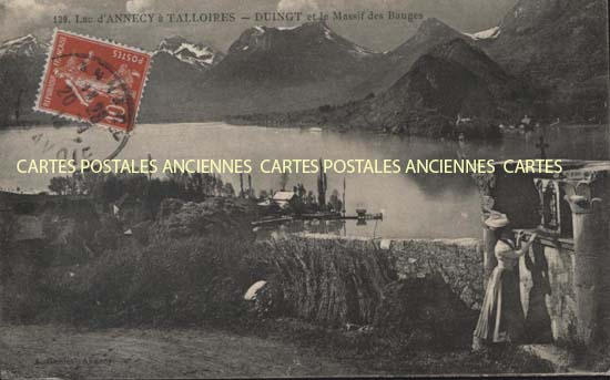 Cartes postales anciennes > CARTES POSTALES > carte postale ancienne > cartes-postales-ancienne.com Auvergne rhone alpes Haute savoie Duingt