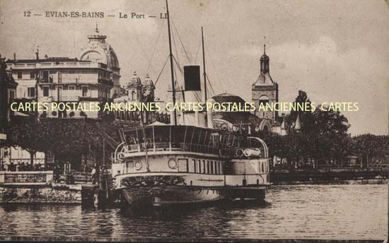 Cartes postales anciennes > CARTES POSTALES > carte postale ancienne > cartes-postales-ancienne.com Haute savoie  Evian Les Bains
