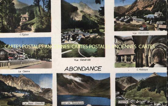 Cartes postales anciennes > CARTES POSTALES > carte postale ancienne > cartes-postales-ancienne.com Auvergne rhone alpes Haute savoie Abondance