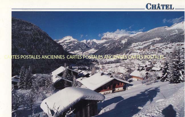 Cartes postales anciennes > CARTES POSTALES > carte postale ancienne > cartes-postales-ancienne.com Auvergne rhone alpes Haute savoie Chatel
