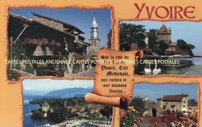 Cartes postales anciennes > CARTES POSTALES > carte postale ancienne > cartes-postales-ancienne.com Auvergne rhone alpes Haute savoie Yvoire