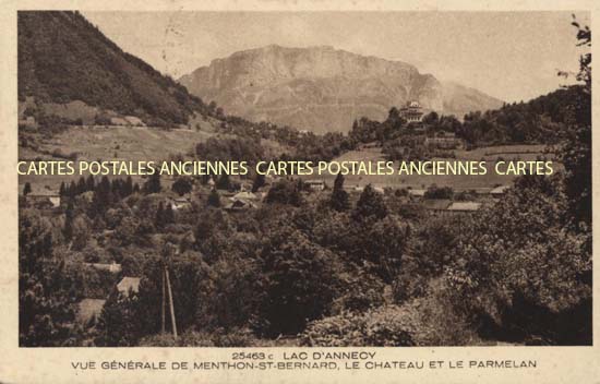 Cartes postales anciennes > CARTES POSTALES > carte postale ancienne > cartes-postales-ancienne.com Auvergne rhone alpes Haute savoie Menthon Saint Bernard