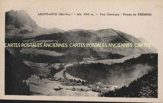 Cartes postales anciennes > CARTES POSTALES > carte postale ancienne > cartes-postales-ancienne.com Auvergne rhone alpes Haute savoie Abondance