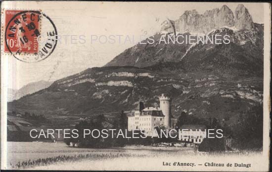 Cartes postales anciennes > CARTES POSTALES > carte postale ancienne > cartes-postales-ancienne.com Auvergne rhone alpes Haute savoie Duingt