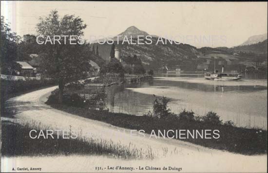 Cartes postales anciennes > CARTES POSTALES > carte postale ancienne > cartes-postales-ancienne.com Auvergne rhone alpes Haute savoie Duingt