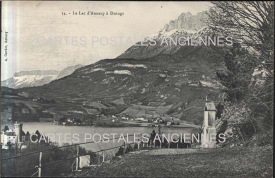 Cartes postales anciennes > CARTES POSTALES > carte postale ancienne > cartes-postales-ancienne.com Auvergne rhone alpes Haute savoie Duingt