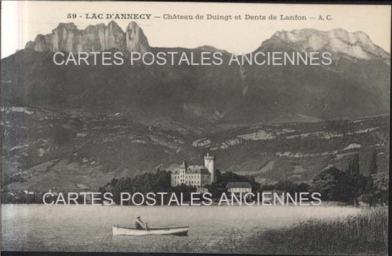 Cartes postales anciennes > CARTES POSTALES > carte postale ancienne > cartes-postales-ancienne.com Auvergne rhone alpes Haute savoie Duingt