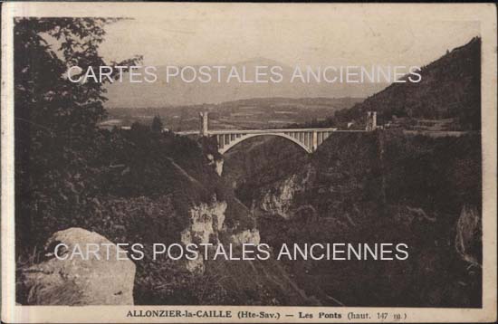 Cartes postales anciennes > CARTES POSTALES > carte postale ancienne > cartes-postales-ancienne.com Auvergne rhone alpes Haute savoie Allonzier La Caille