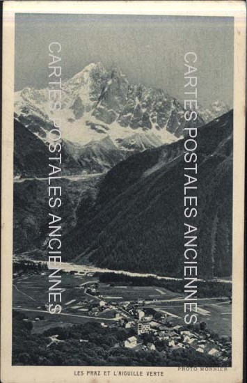 Cartes postales anciennes > CARTES POSTALES > carte postale ancienne > cartes-postales-ancienne.com Auvergne rhone alpes Haute savoie Les Praz De Chamonix