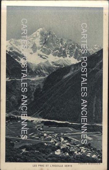 Cartes postales anciennes > CARTES POSTALES > carte postale ancienne > cartes-postales-ancienne.com Auvergne rhone alpes Haute savoie Les Praz De Chamonix
