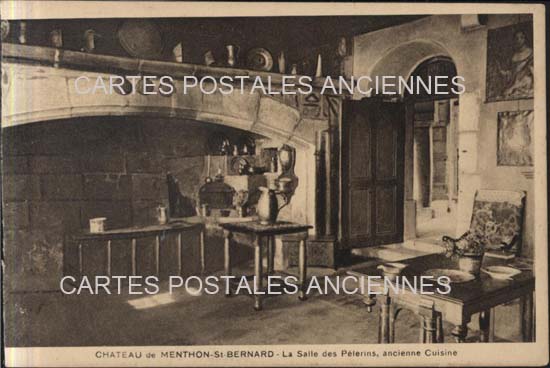 Cartes postales anciennes > CARTES POSTALES > carte postale ancienne > cartes-postales-ancienne.com Auvergne rhone alpes Haute savoie Menthon Saint Bernard